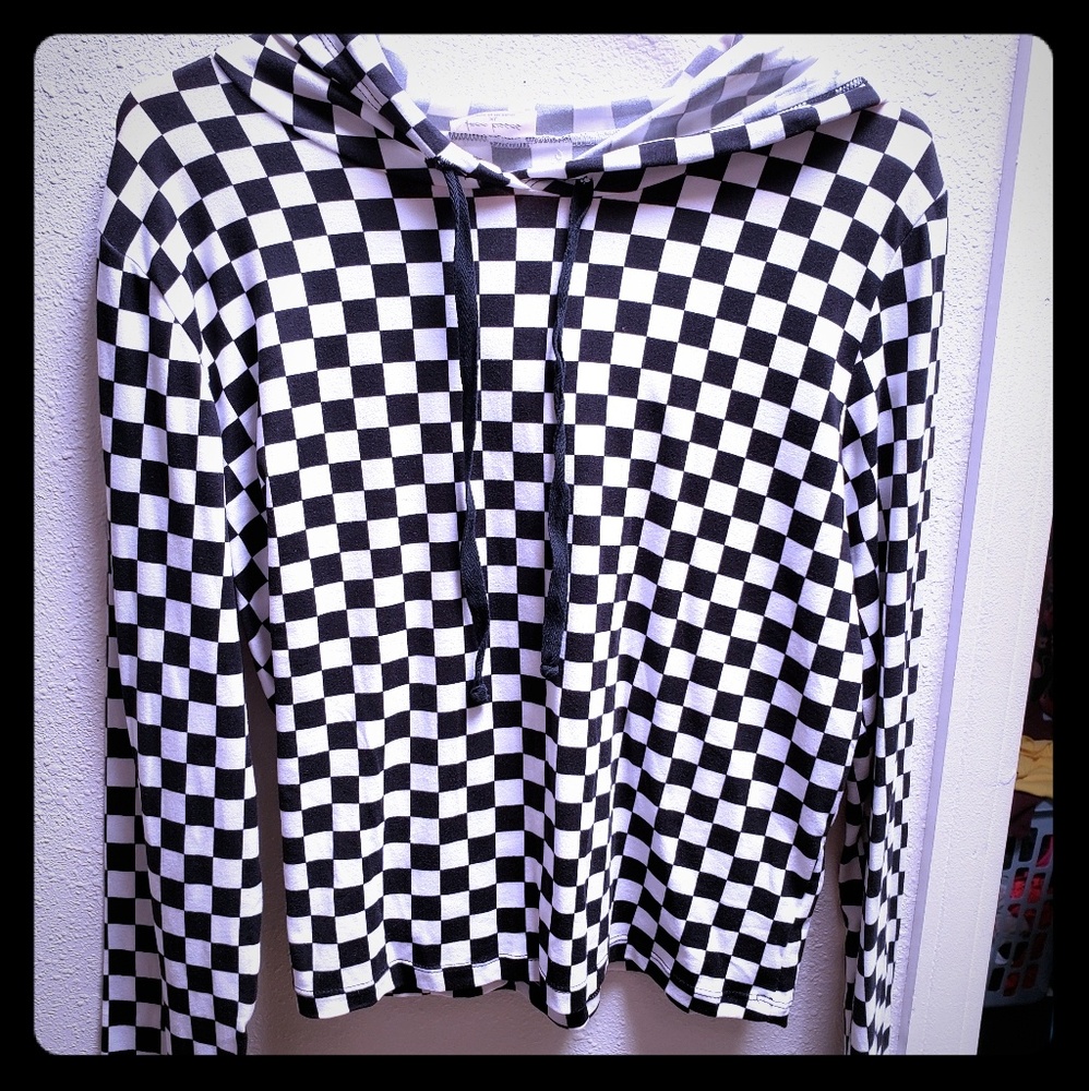 Checkered hoodie